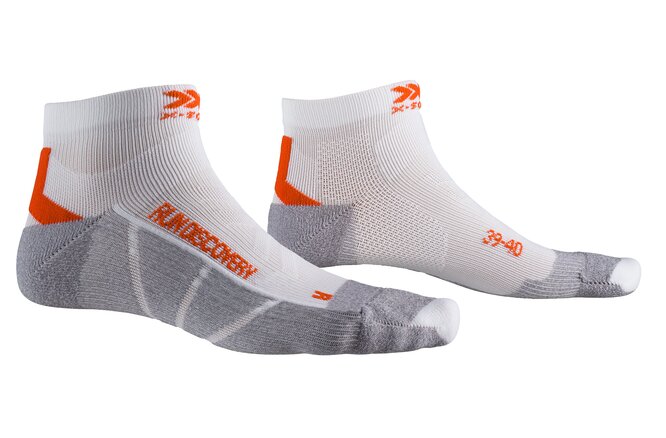 X-SOCKS Men Run Discovery 4.0 arctic white/dolomite grey