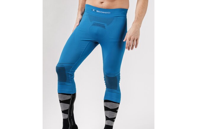 X-BIONIC Men Energizer 4.0 Pants 3/4 teal blue/anthracite