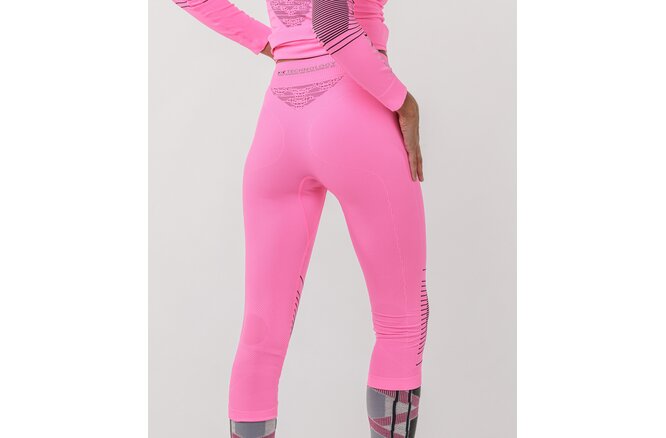 X-BIONIC Women Energizer 4.0 Pants 3/4 neon flamingo/anthracite