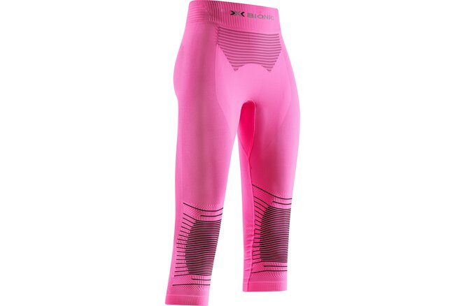 X-BIONIC Women Energizer 4.0 Pants 3/4 neon flamingo/anthracite