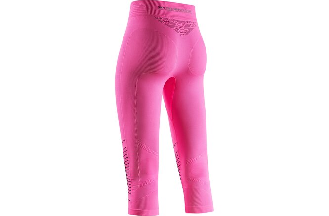 X-BIONIC Women Energizer 4.0 Pants 3/4 neon flamingo/anthracite