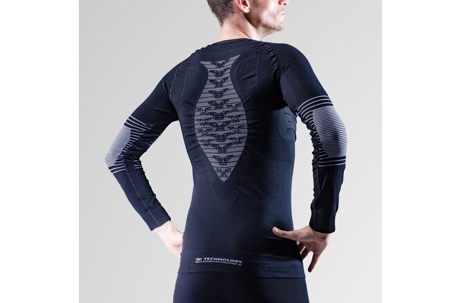 X-BIONIC MEN Energizer 4.0 Shirt LG SL opal black/arctic white