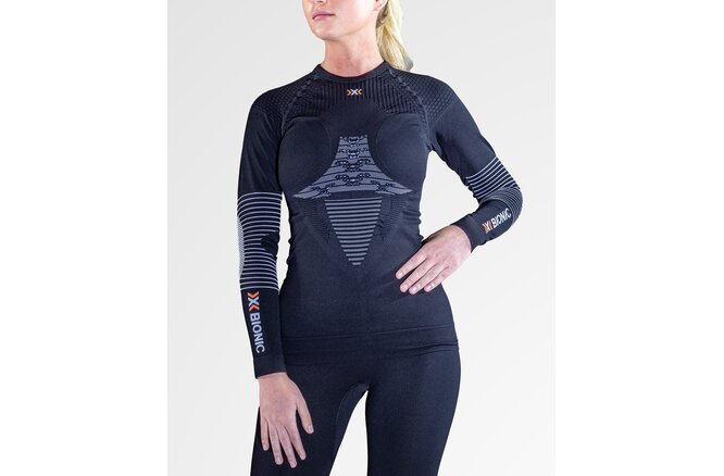 X-BIONIC WOMEN Energizer 4.0 Shirt LG SL opal black/arctic white