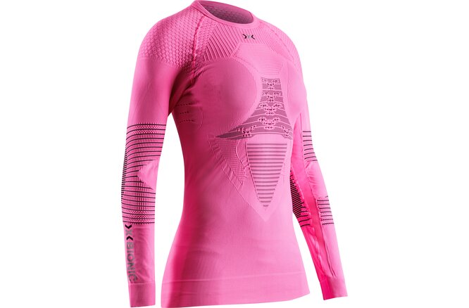 X-BIONIC WOMEN Energizer 4.0 Shirt LG SL neon flamingo/anthracite