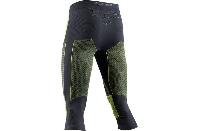 X-BIONIC Men Energy Accumulator 4.0 Pants 3/4 charcol/yellow