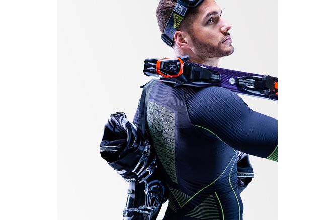 X-BIONIC MEN Energy Accumulator 4.0 Shirt LG SL charcoal/yellow