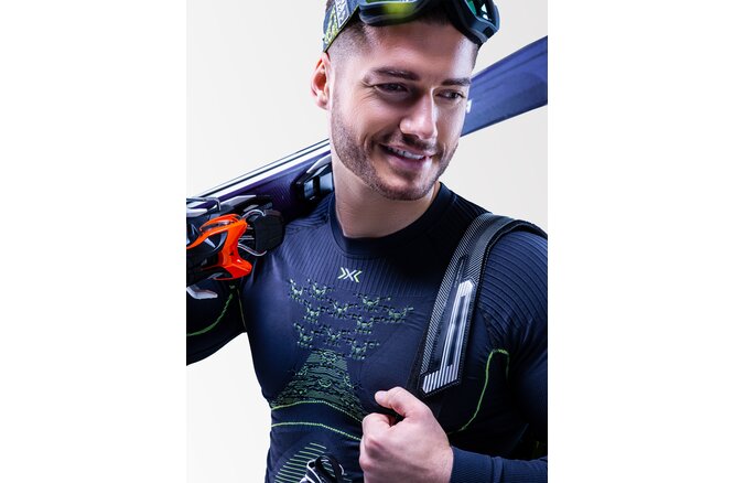 X-BIONIC MEN Energy Accumulator 4.0 Shirt LG SL charcoal/yellow