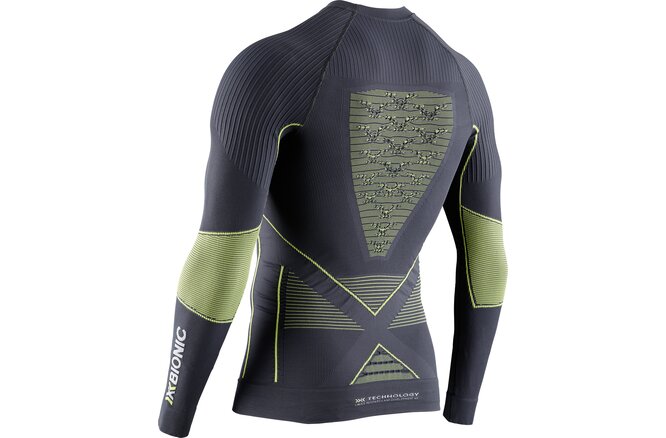 X-BIONIC MEN Energy Accumulator 4.0 Shirt LG SL charcoal/yellow