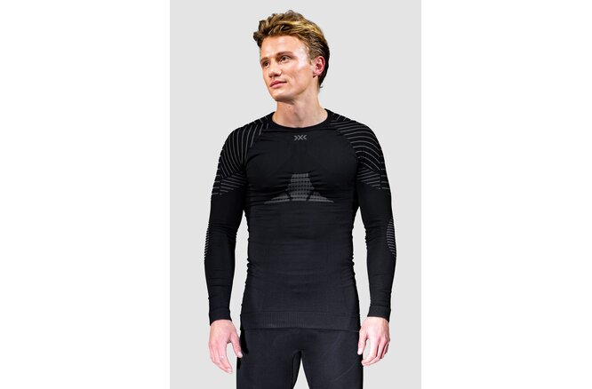 X-BIONIC MEN Invent 4.0 Shirt LG SL black/charcoal