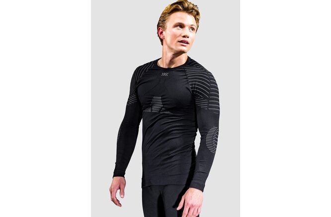 X-BIONIC MEN Invent 4.0 Shirt LG SL black/charcoal