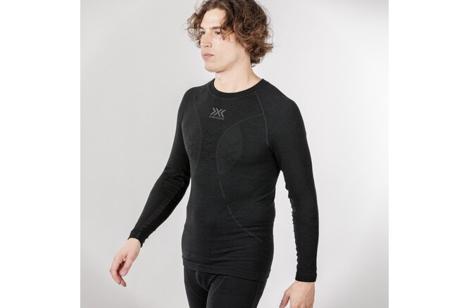 X-BIONIC MEN Merino Shirt LG SL black/black