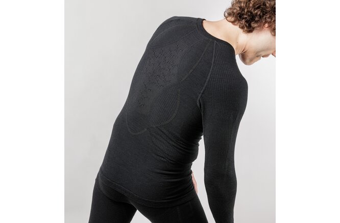X-BIONIC MEN Merino Shirt LG SL black/black