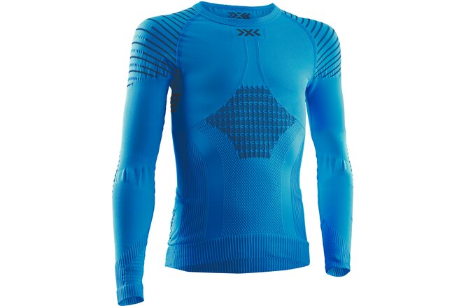 X-BIONIC JR Invent 4.0 Shirt LG SL teal blue/anthracite