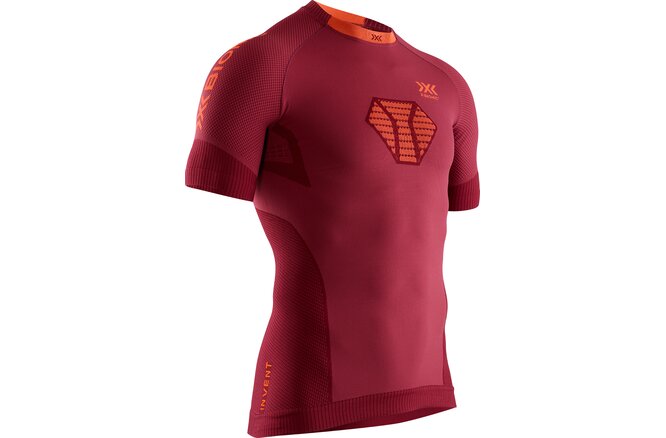 X-BIONIC MEN Invent 4.0 Running Shirt SH SL namib red/kurkuma... orange