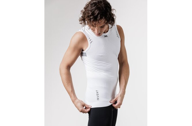 X-BIONIC MEN Invent 4.0 LT Singlet arctic white/opal black