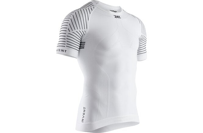 X-BIONIC MEN Invent 4.0 LT Shirt SH SL arctic white/dolomite grey