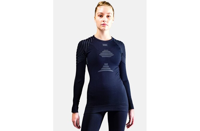 X-BIONIC WOMEN Invent 4.0 Shirt LG SL black/charcoal