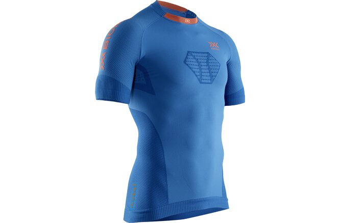 X-BIONIC MEN Invent 4.0 Running Shirt SH SL teal blue/kurkuma... orange