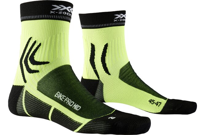 X-SOCKS Bike Pro mid opal black/phyton yellow