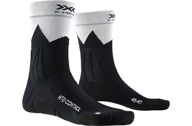 X-SOCKS Men MTB Control opal black/zigzag