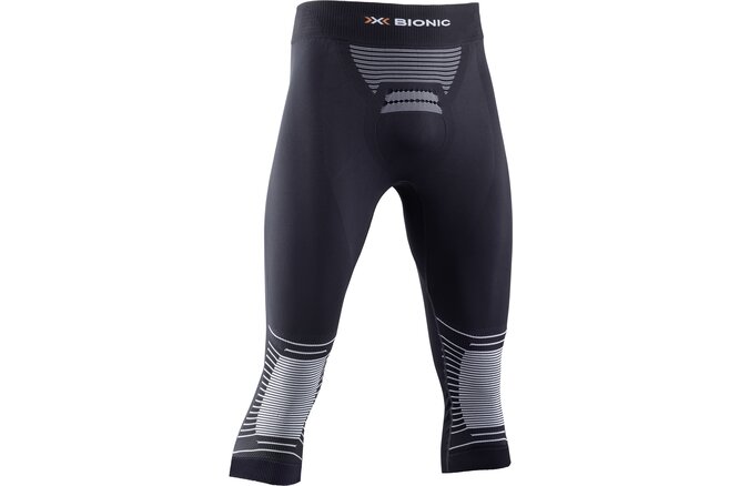 X-BIONIC Men Energizer 4.0 Pants 3/4 opal black/arctic white
