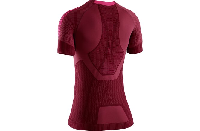 X-BIONIC Women Invent 4.0 Running Shirt SH SL namib red/neon flamingo