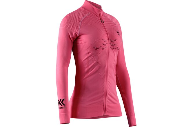 X-BIONIC Women Energizer 4.0 Transmission Layer Full ZIP neon... flamingo/anthracite