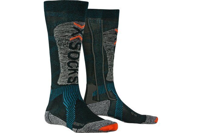X-SOCKS Ski Energizer LT 4.0 petrol/stone grey melange