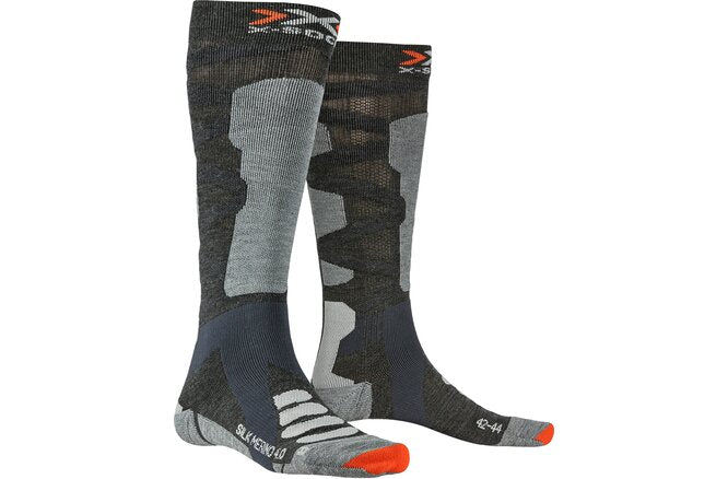 X-SOCKS Ski Silk Merino 4.0 anthracite melange/grey melange