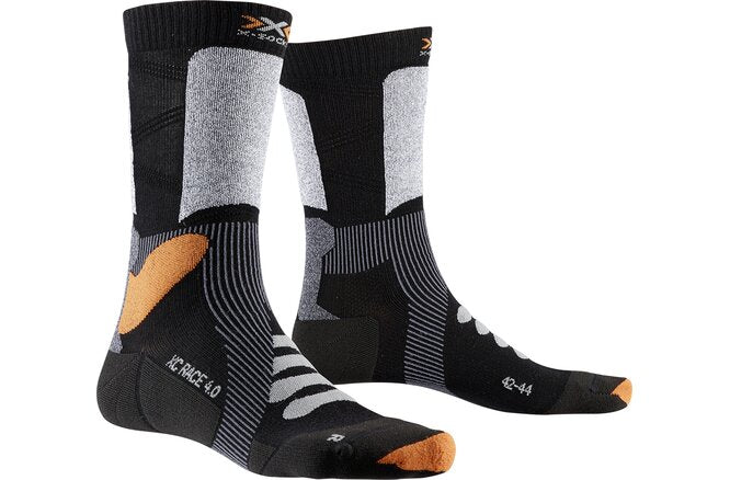 X-SOCKS X-Country Race 4.0 black/stone grey melange