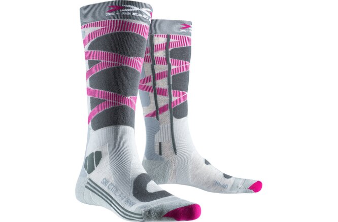 X-SOCKS Women Ski Control 4.0 grey melange/charcoal
