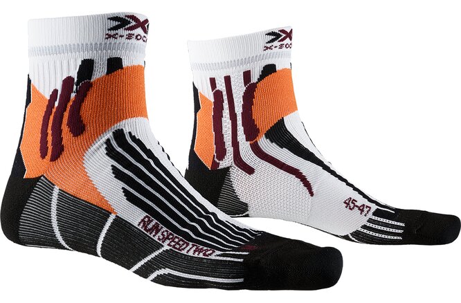 X-SOCKS Run Speed two arctic white/opal black