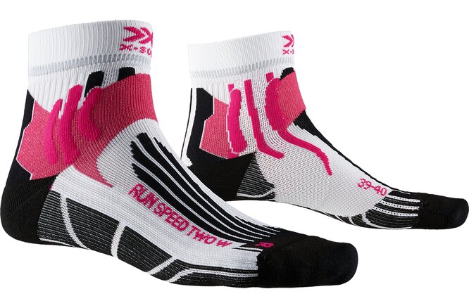 X-SOCKS Women Run Speed two arctic white/opal black
