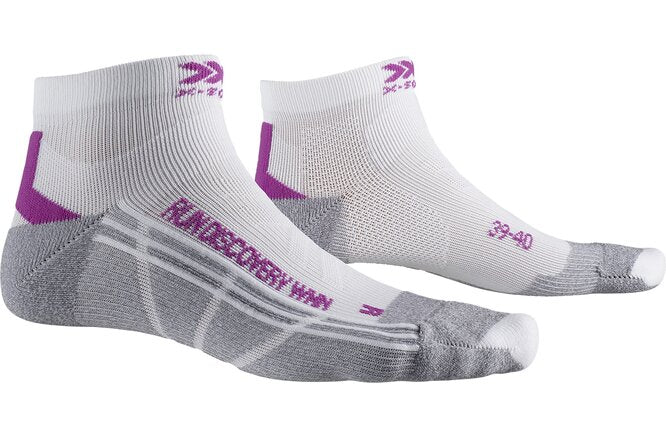 X-SOCKS Women Run Discovery white/twyce purple/grey melange