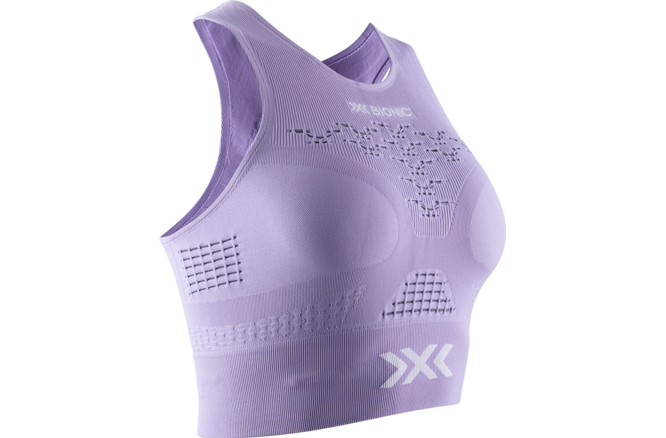 X-BIONIC Women Energizer 4.0 Fitness Crop Top bright... lavender/white