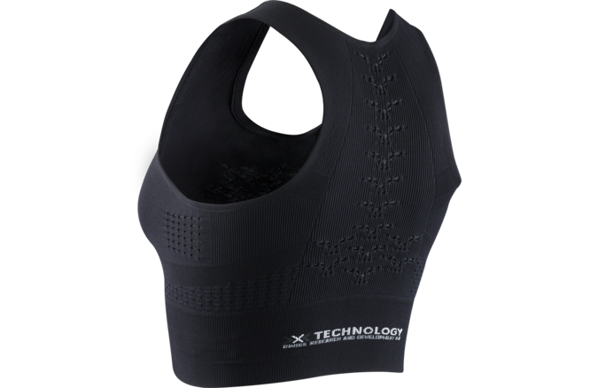 X-BIONIC Women Energizer 4.0 Fitness Crop Top black/white
