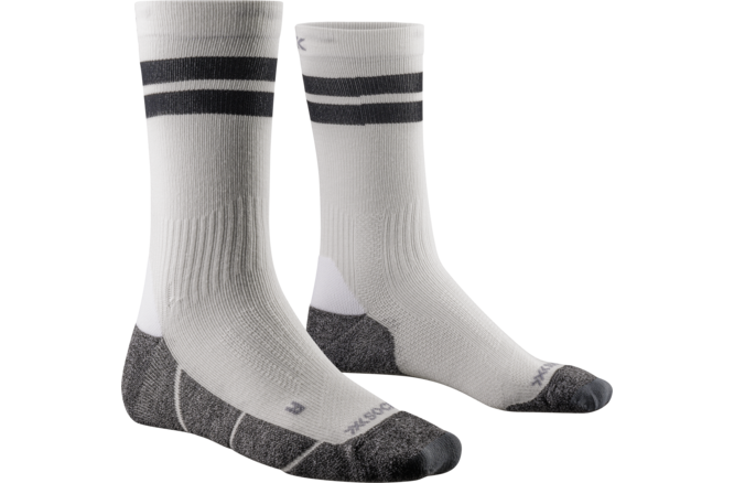 X-SOCKS Core Natural Graphics Crew arctic white/pearl grey