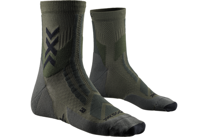 X-SOCKS Unisex Hike Discover Ankle dark sage/black