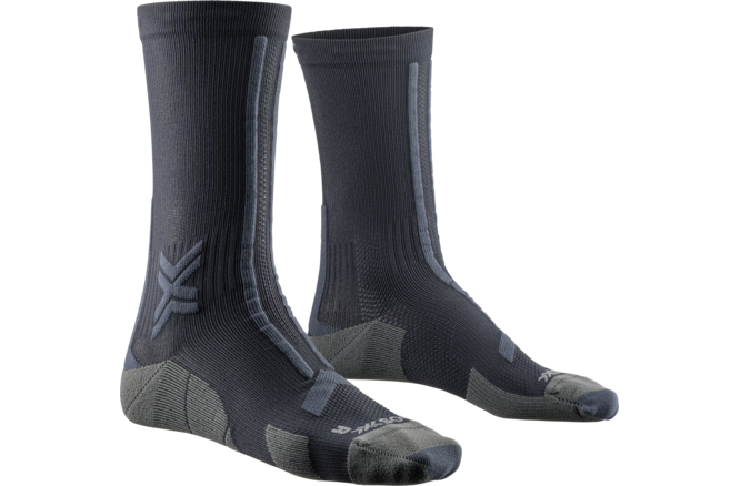 X-SOCKS Trail Run Discover Crew black/charcoal