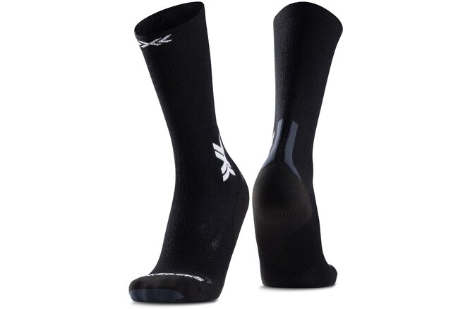 X-SOCKS Run Discover Merino Crew X black/light grey