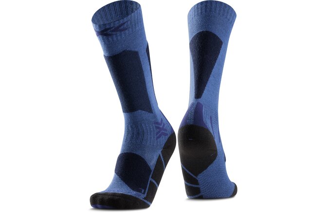 X-SOCKS JR Ski Discover OTC blue blossom/marine