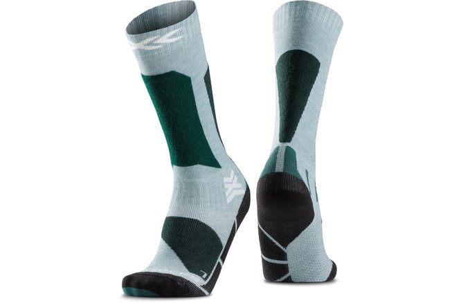 X-SOCKS JR Ski Discover OTC sage green/english lawn
