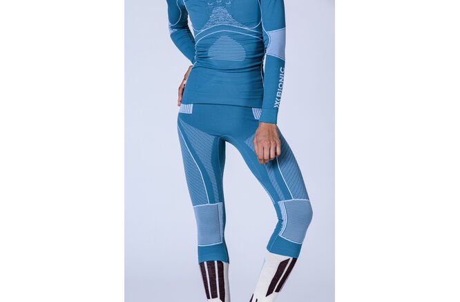 X-BIONIC Women Energy Accumulator 4.0 Pants 3/4 mineral... blue/arctic white