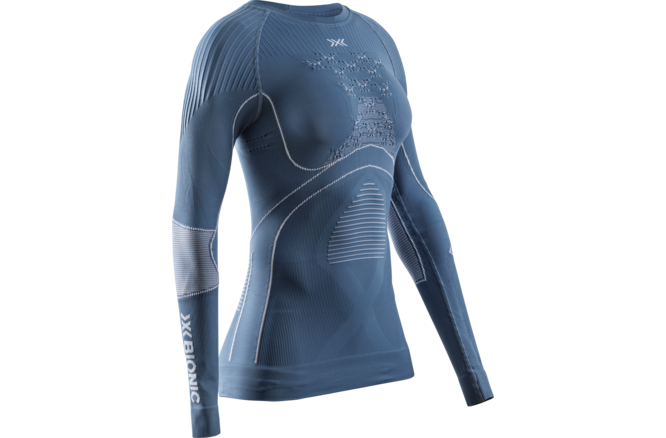 X-BIONIC Women Energy Accumulator 4.0 Shirt LG SL... mineral blue/arctic white