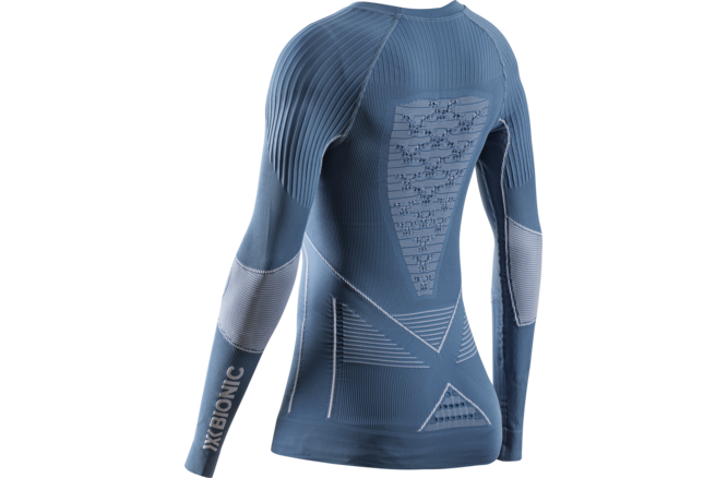 X-BIONIC Women Energy Accumulator 4.0 Shirt LG SL... mineral blue/arctic white