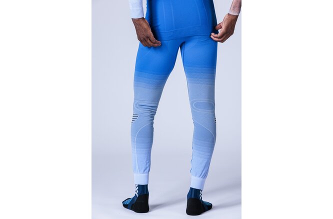 X-BIONIC Men Invent FX Pants blossom blue/light grey/optical white