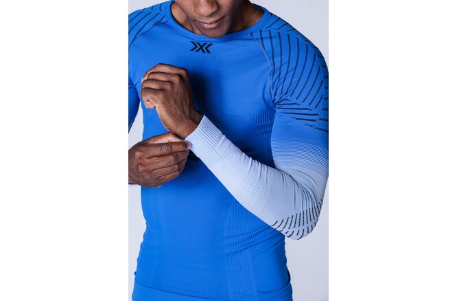 X-BIONIC Men Invent FX Shirt LG SL blossom blue/light grey/optical white