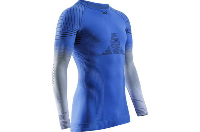X-BIONIC Men Invent FX Shirt LG SL blossom blue/light grey/optical white