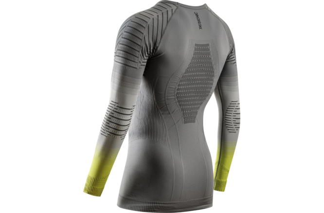 X-BIONIC Men Invent FX Shirt LG SL rhino grey/light grey/canary