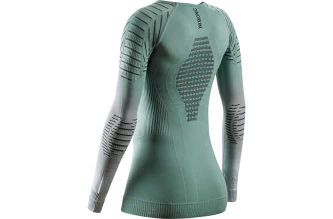 X-BIONIC Women Invent FX Shirt LS sage green/light grey/optical white